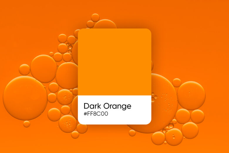 dark orange color