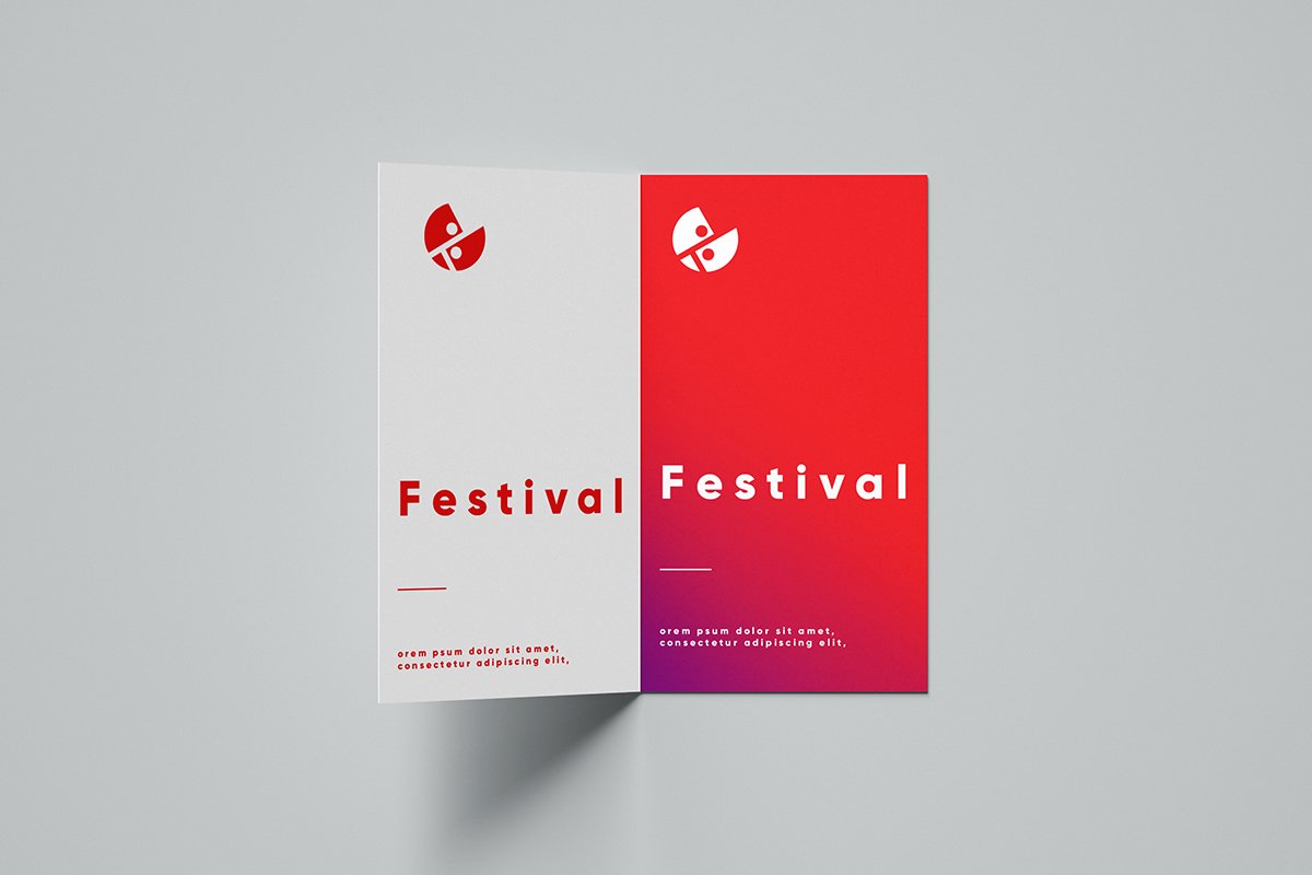example of a festival brochure made in picsart