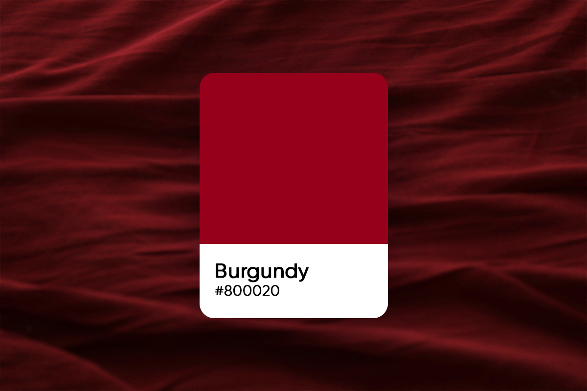 Moroon and burgundy are not the same color. Although some places describe  maroon as a dark shade of red, it's re…