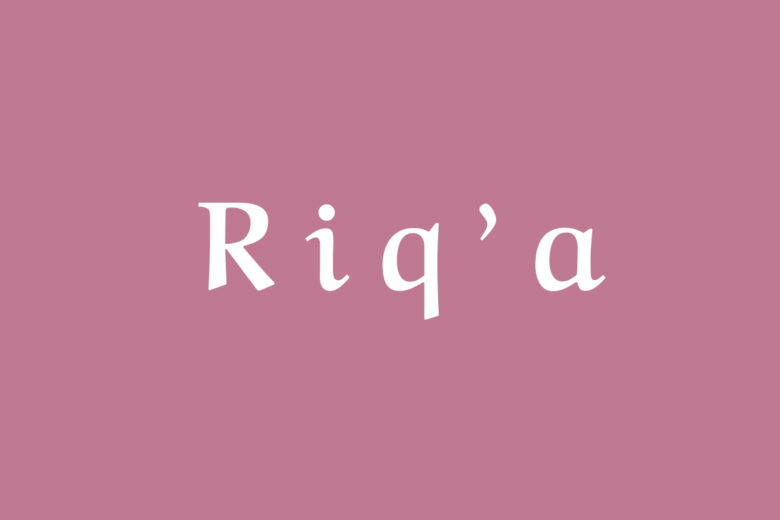 Riq’a font