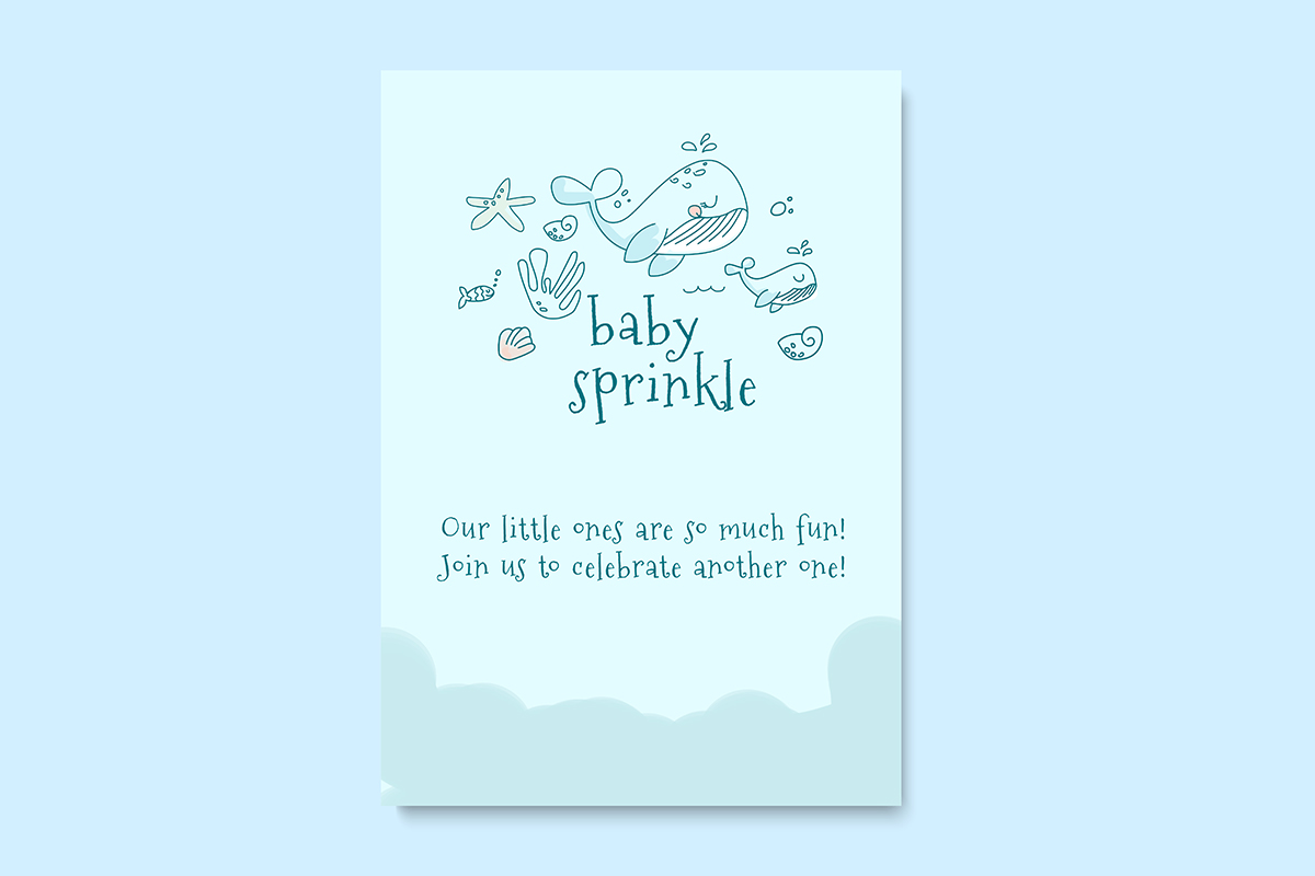 baby shower invitation wording for a baby sprinkle
