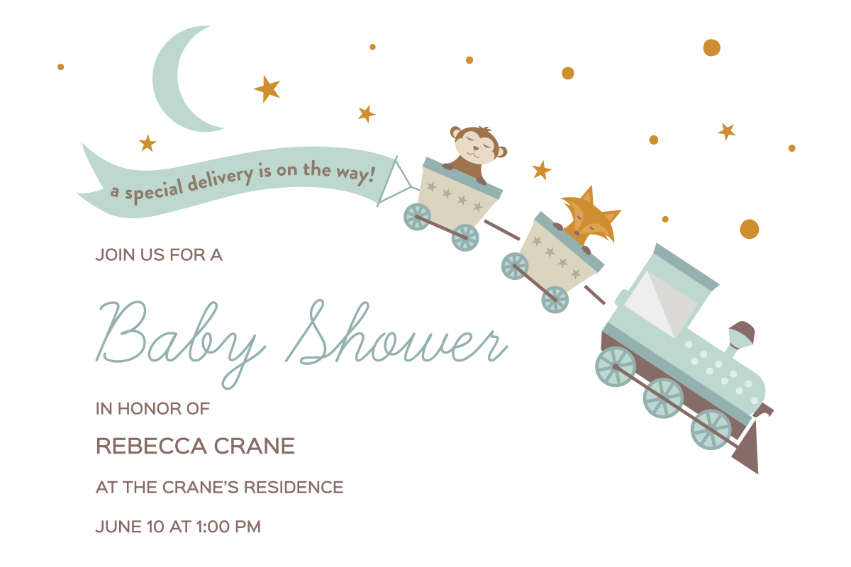 10 Beautiful Personalised Baby Shower Invitations Invites Boys or Girls 
