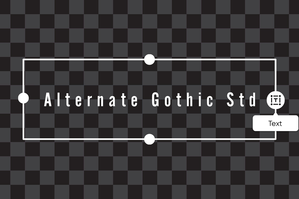 alternate gothic std