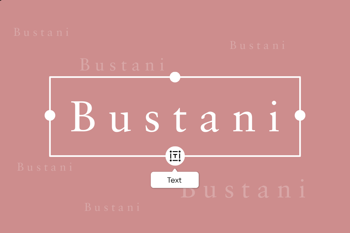 bustani font