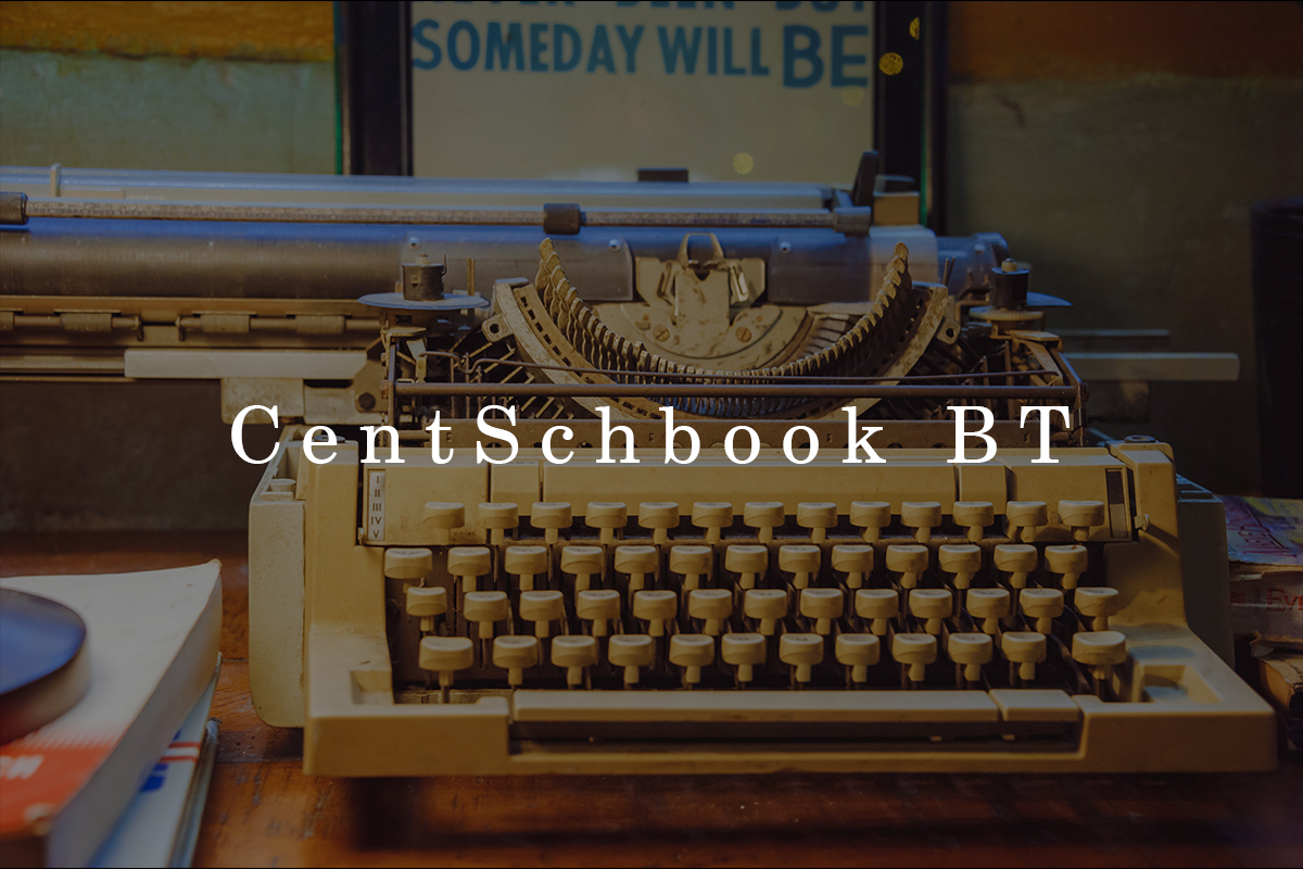 centschbook bt fontface 