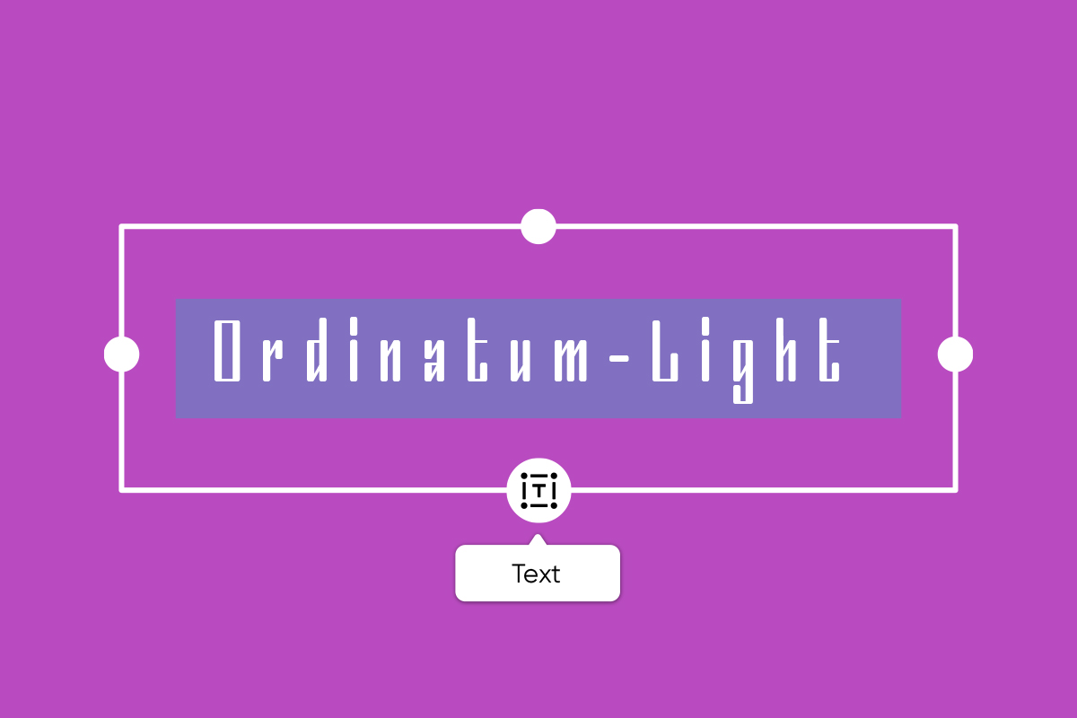 ordinatum light typewriter font