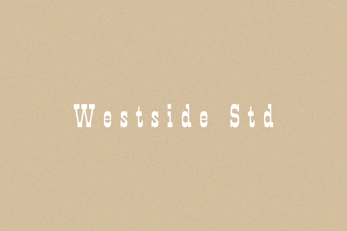 westside std font
