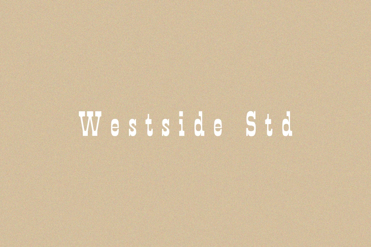 westside std font