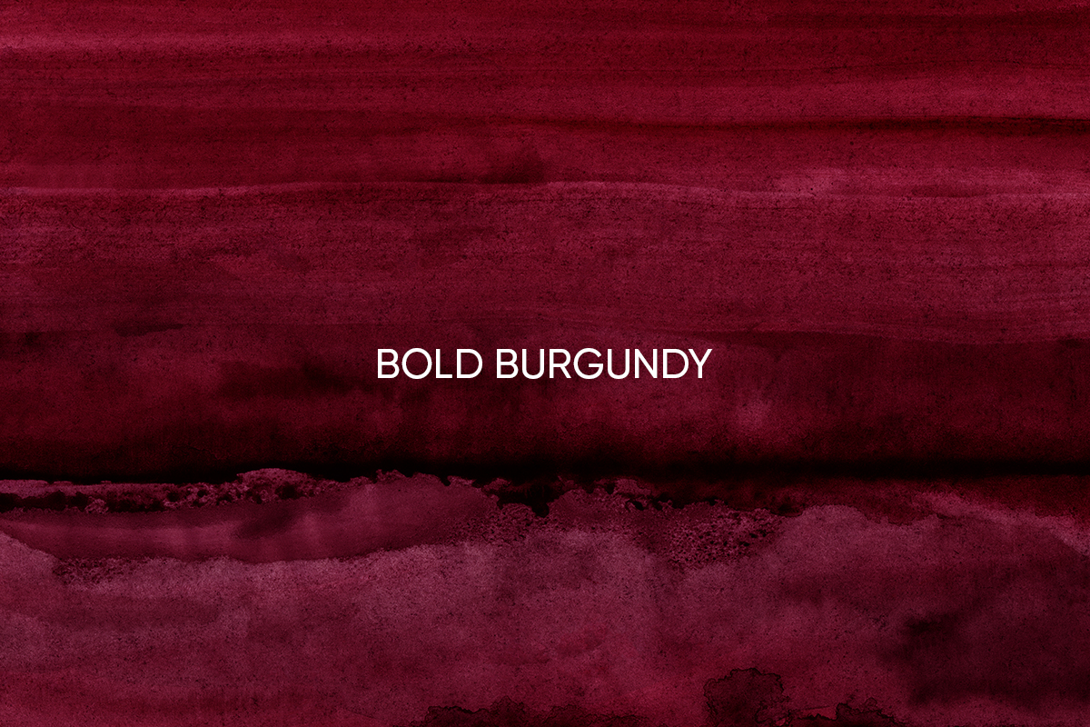 burgundy themed color palette