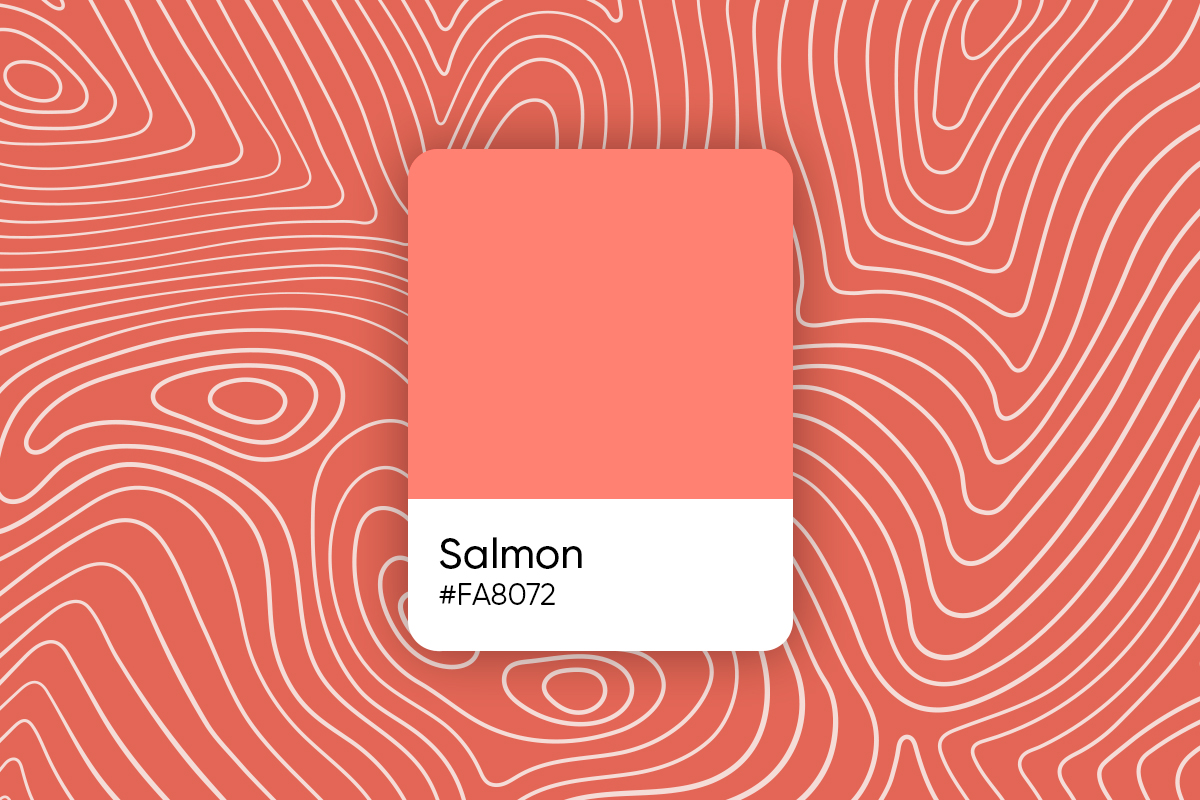 salmon orange color