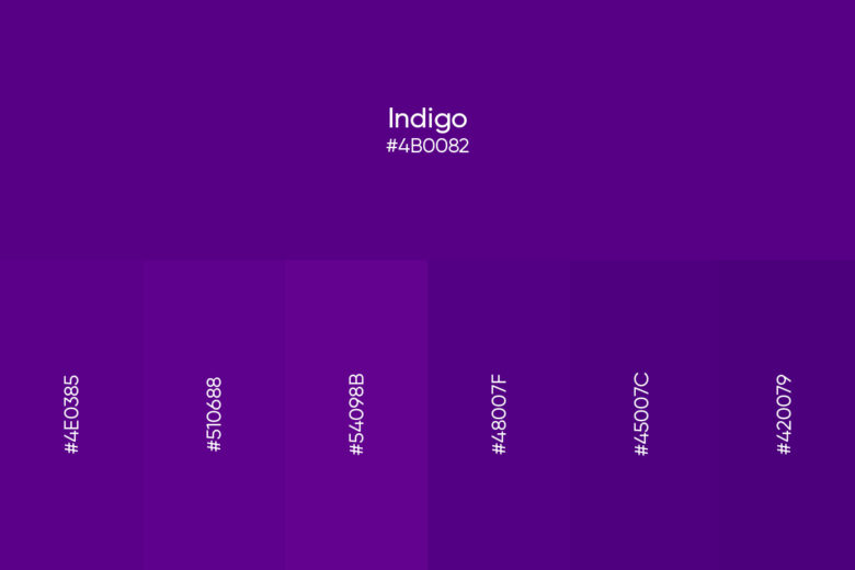 Indigo color: hex code, shades, and design ideas - Picsart Blog