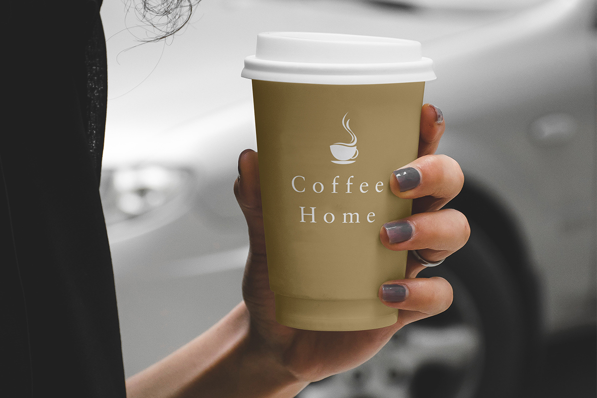 coffee cup logo design