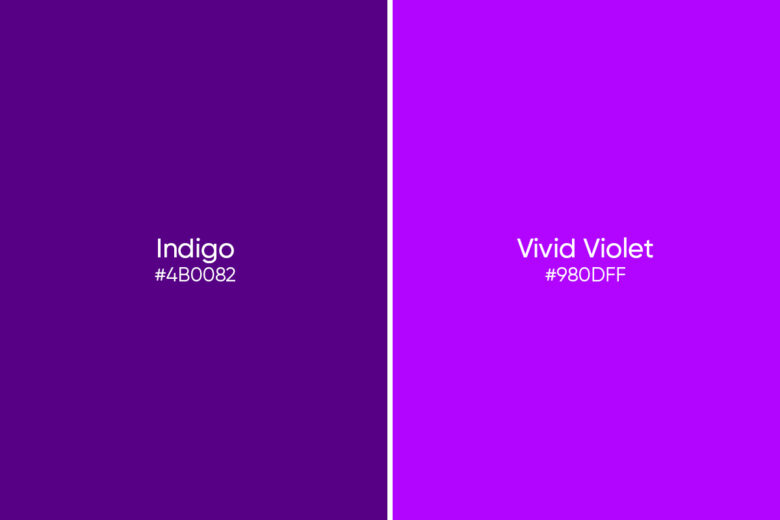 blue to indigo Color Palette