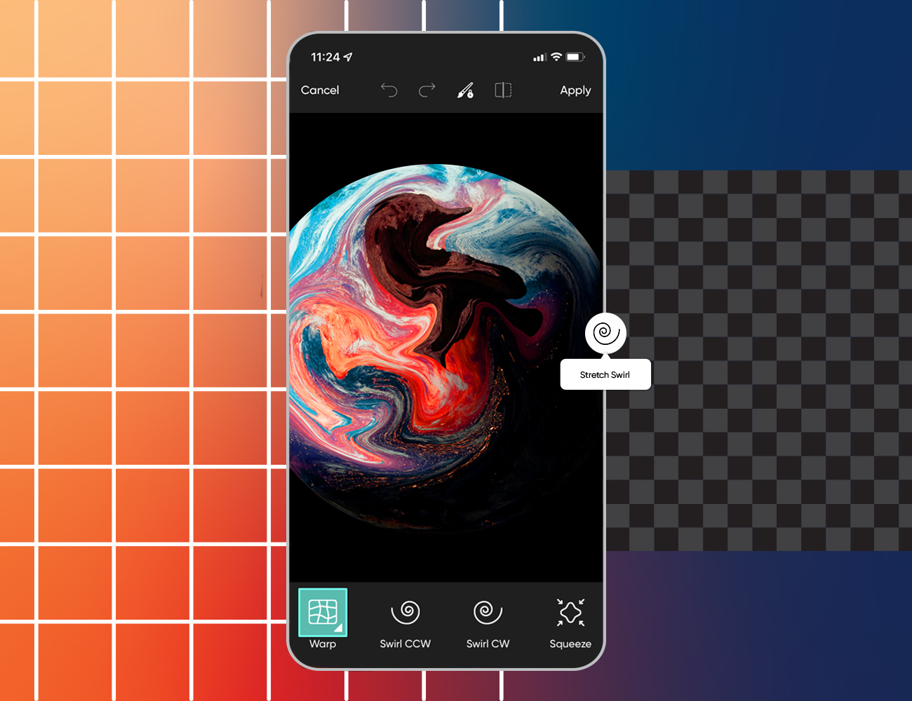 Create a Swirled Planet Wallpaper from Your Own Photo - Picsart Blog