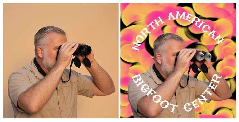 background change for a small business in unboring boring campaign