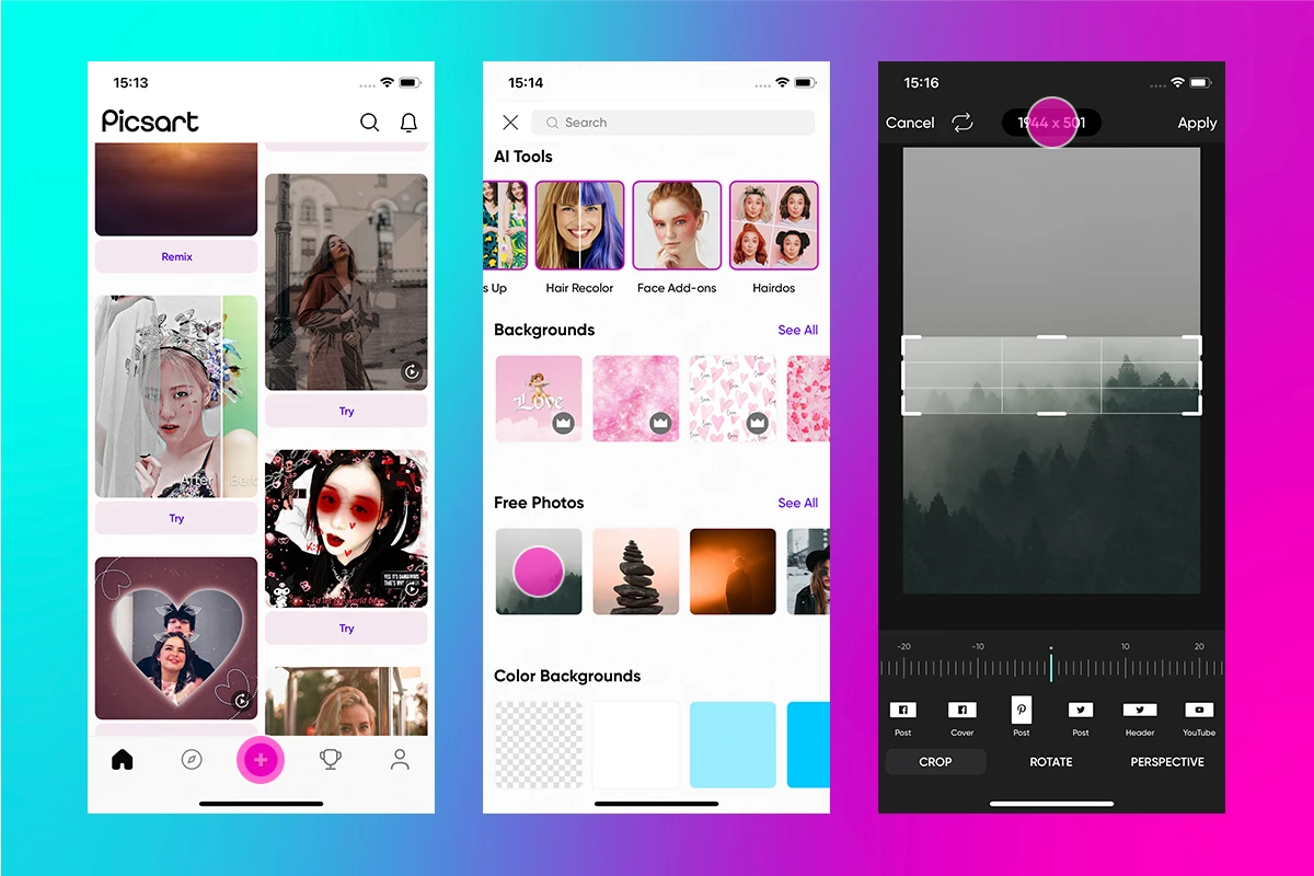 how to design a LinkedIn banner on a mobile device