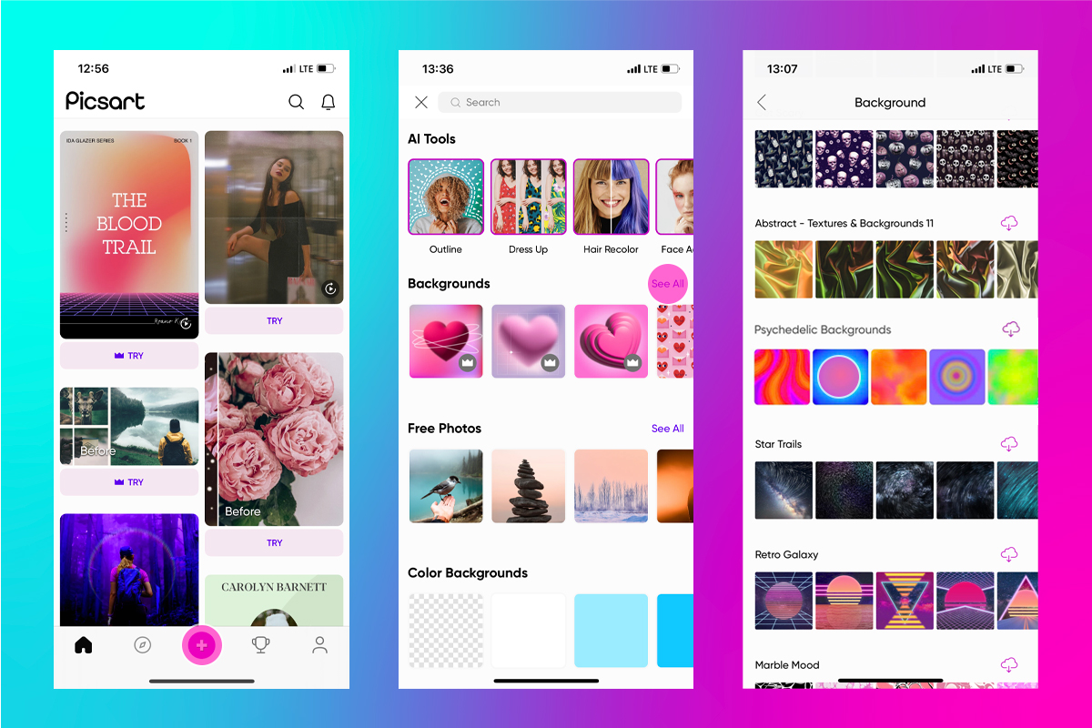 how to create an instagram story in picsart