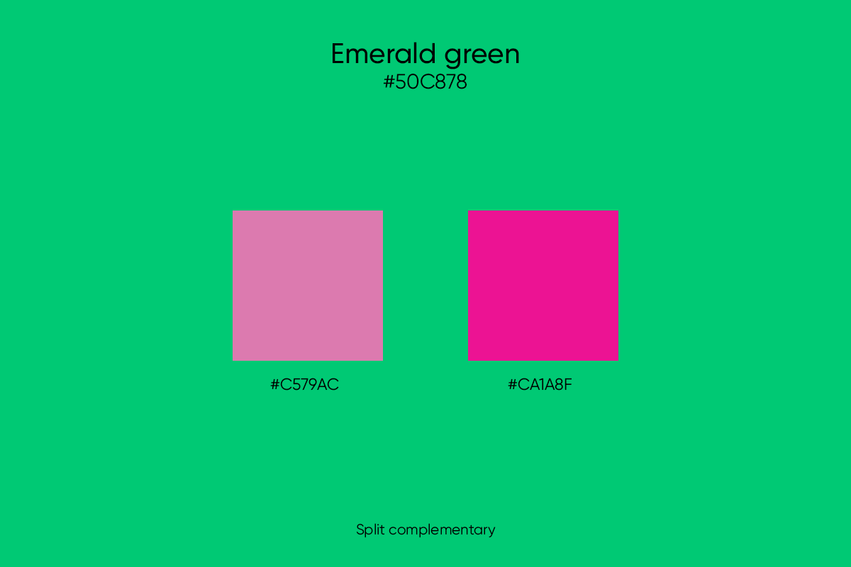 2 Latest Color Schemes with Forest Green And Emerald Color tone