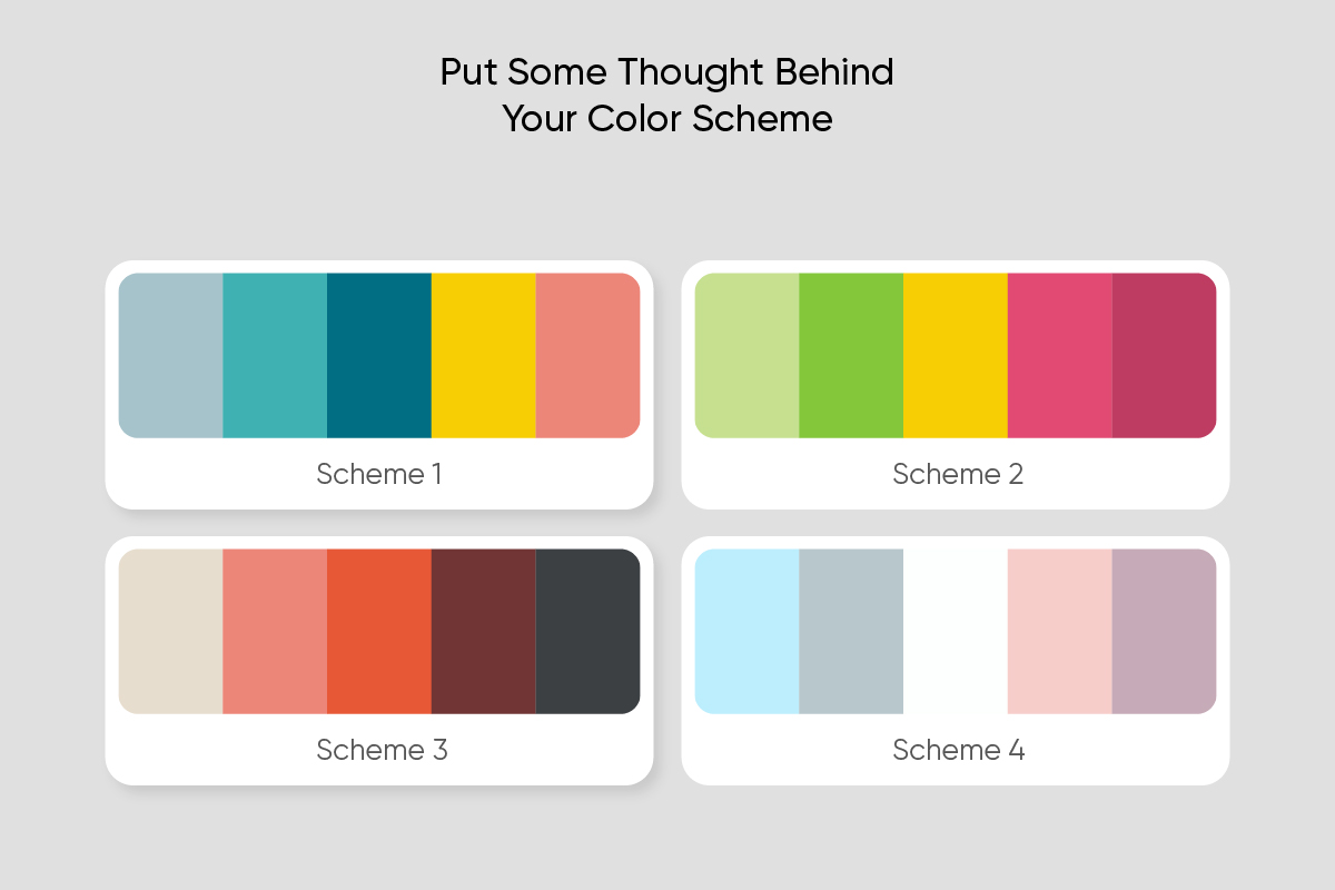 infographic color palettes