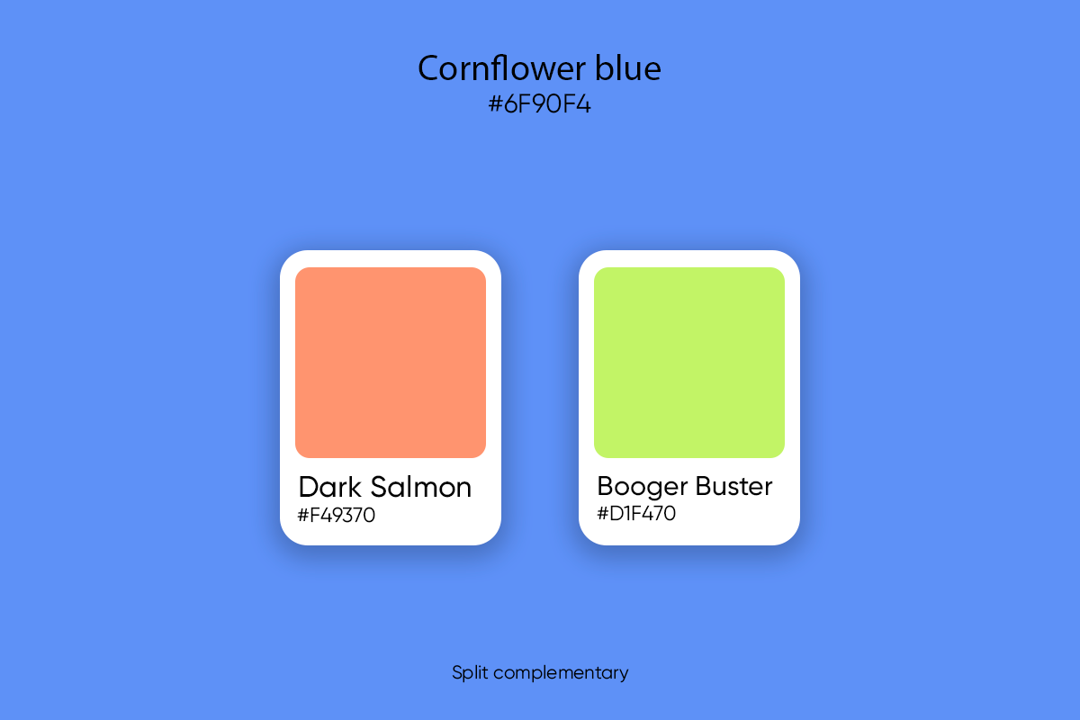 cornflower blue color palette