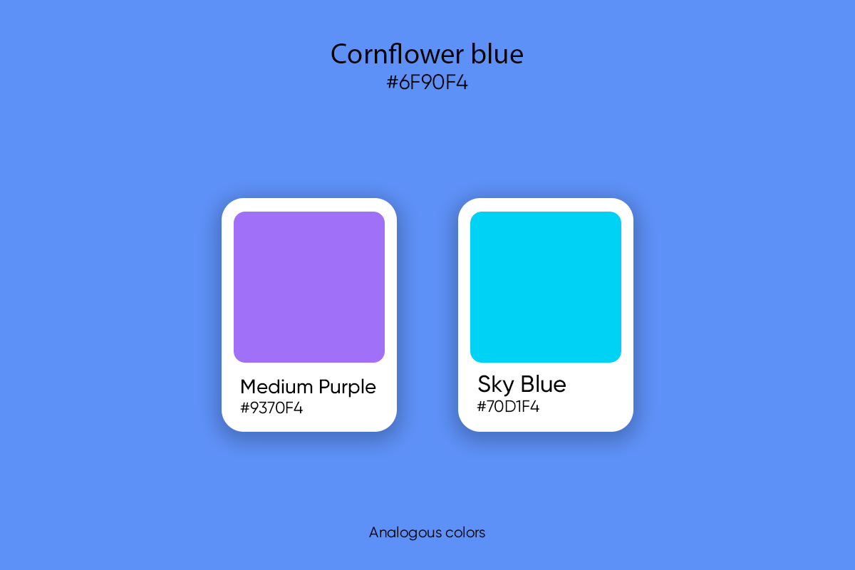 Sky blue color shades Color Palette