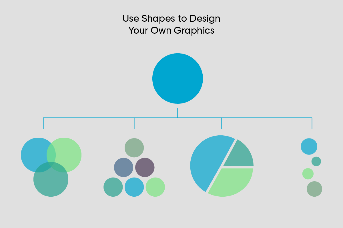 how to use shapes in infographics