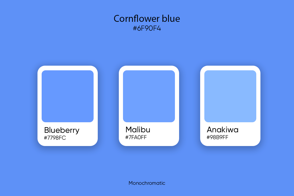 What is Cornflower Blue? Codes, Complimentary Colors, and Meaning ...