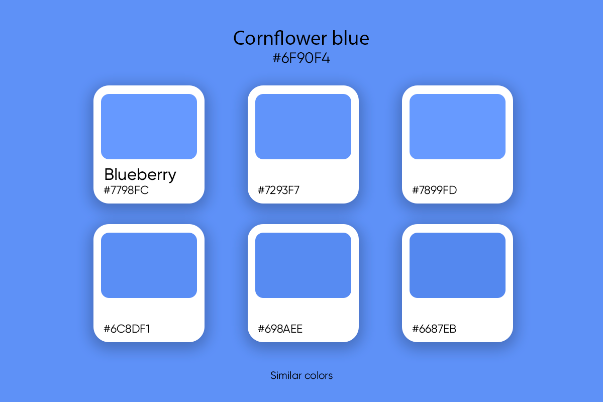 What is Cornflower Blue? Codes, Complimentary Colors, and Meaning - Picsart  Blog