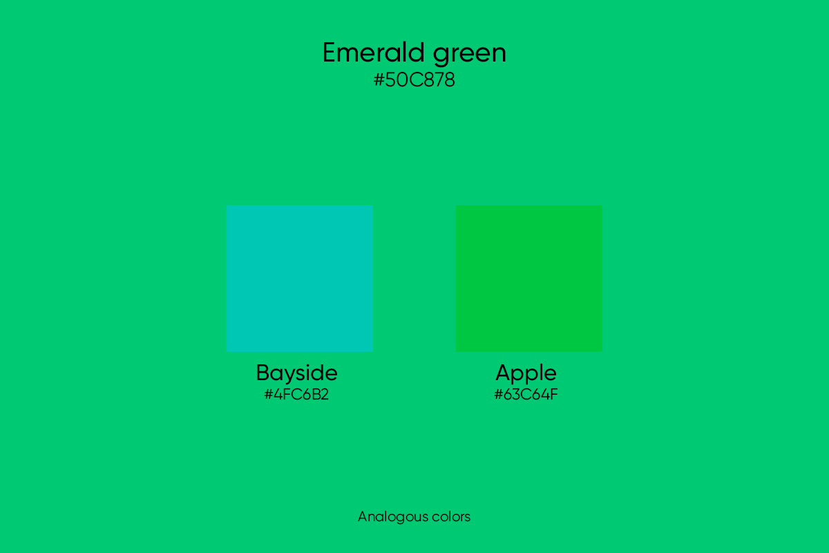 Emerald Green: Its Codes and Best Color Combinations - Picsart Blog