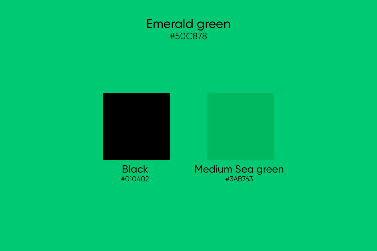 Emerald colour on sale