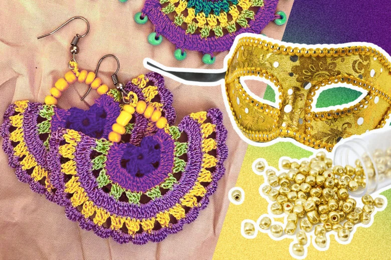 mardi gras embroidery