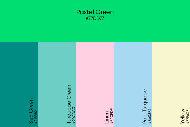 pastel green color scheme 1
