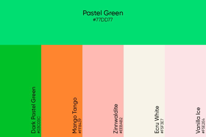 Bottle Green Color Palette ideas