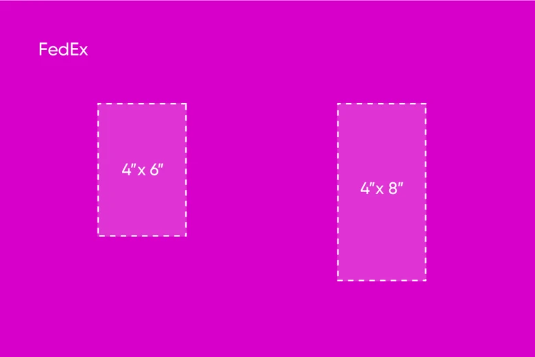 Fed Ex sizes
