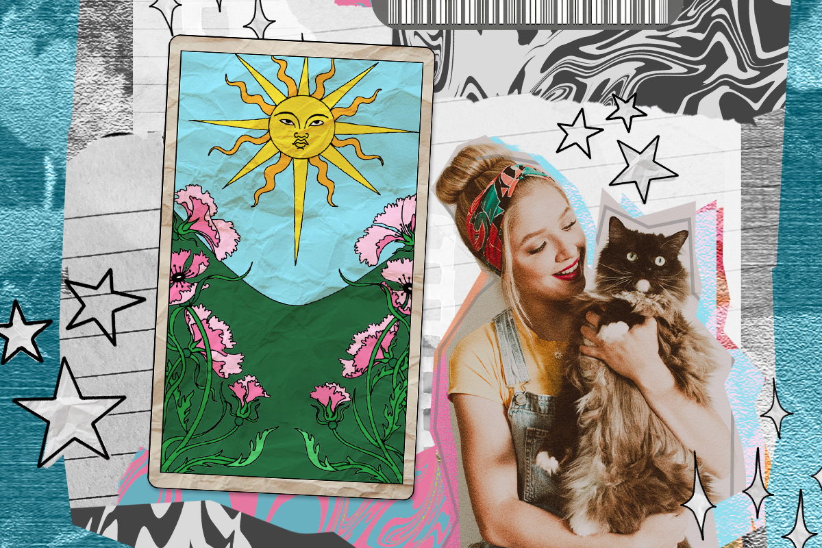 picsart x laura callaghan content to make a DIY tarot card