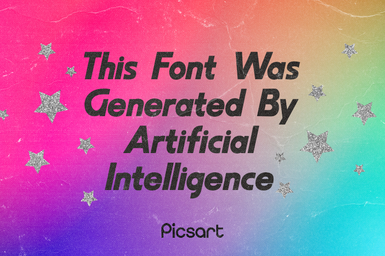 this font was made with AI