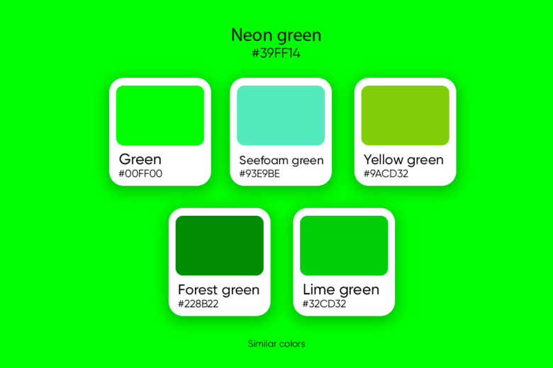 Everything about the color Neon Green