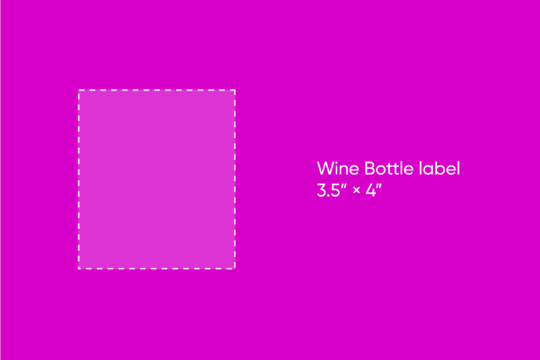 wine label sizes