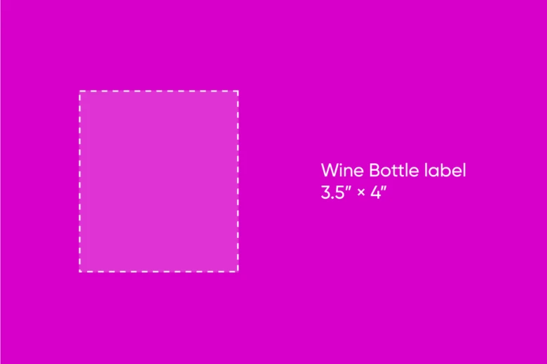 wine label sizes