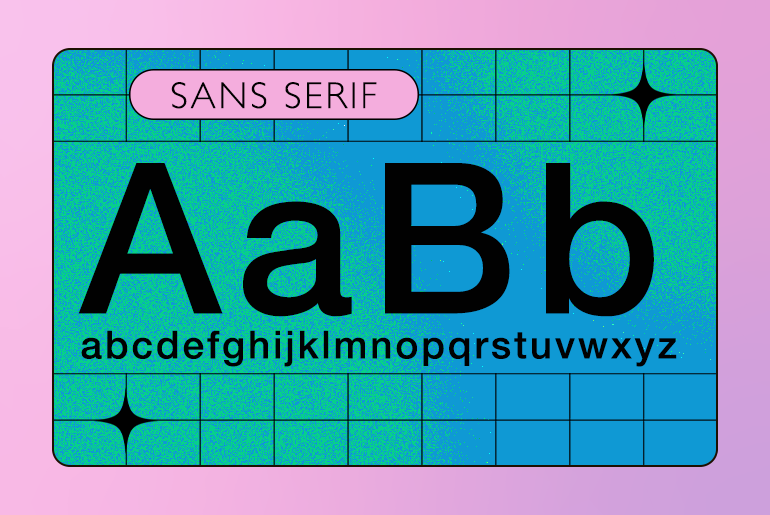 example of a sans serif font