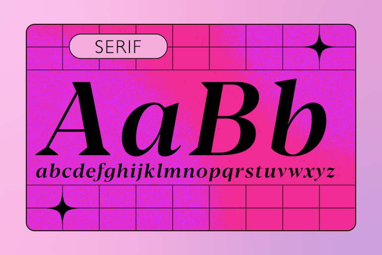 example of a serif font