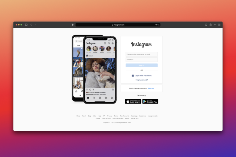how to post to instagram from safari