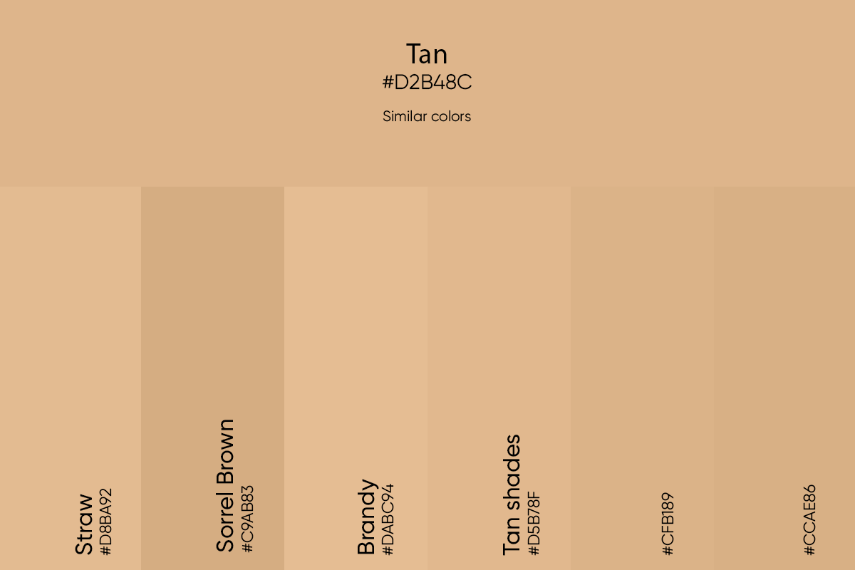similar colors to tan
