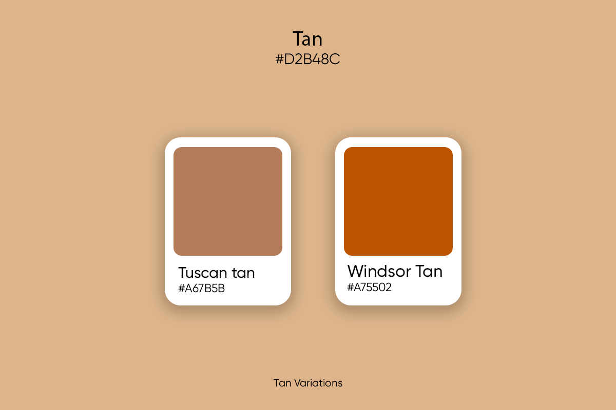 variations on the color tan