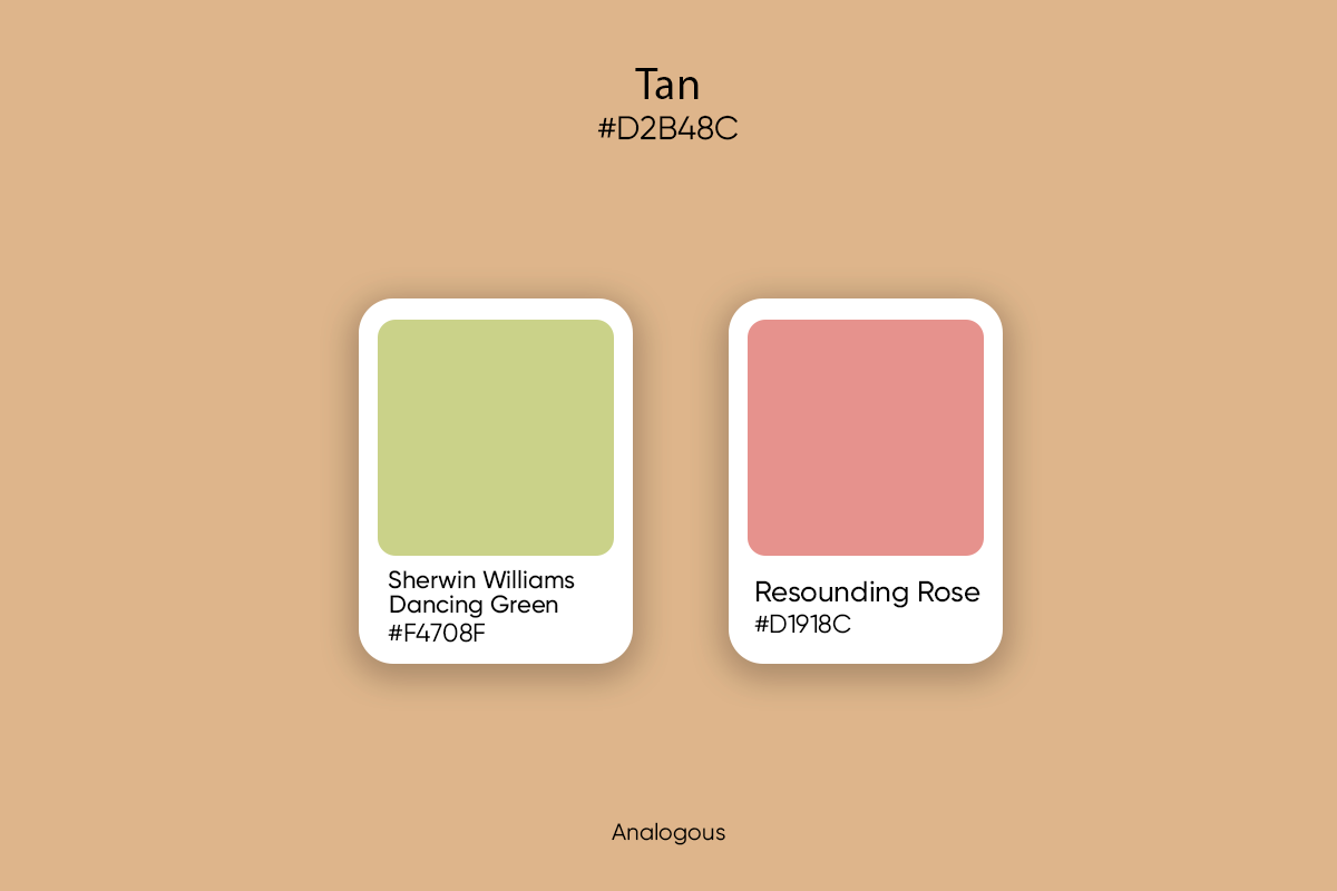 tan Analogous Colors