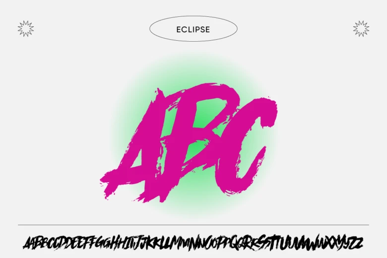 styled fonts eclipse