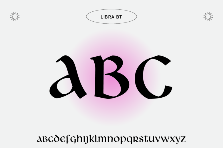 styled fonts libra