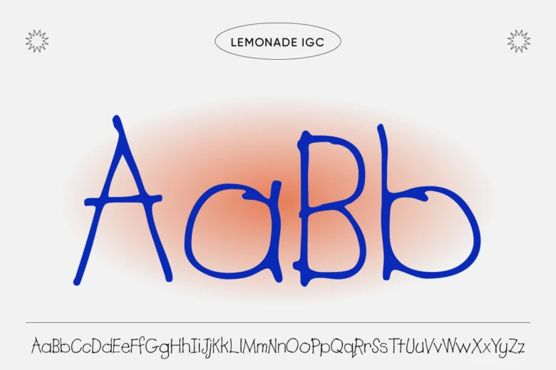styled fonts lemonade