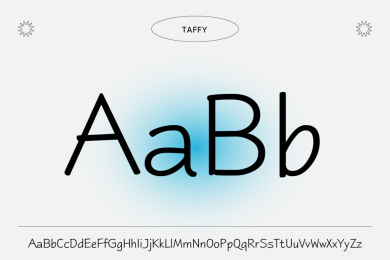 styled fonts taffy