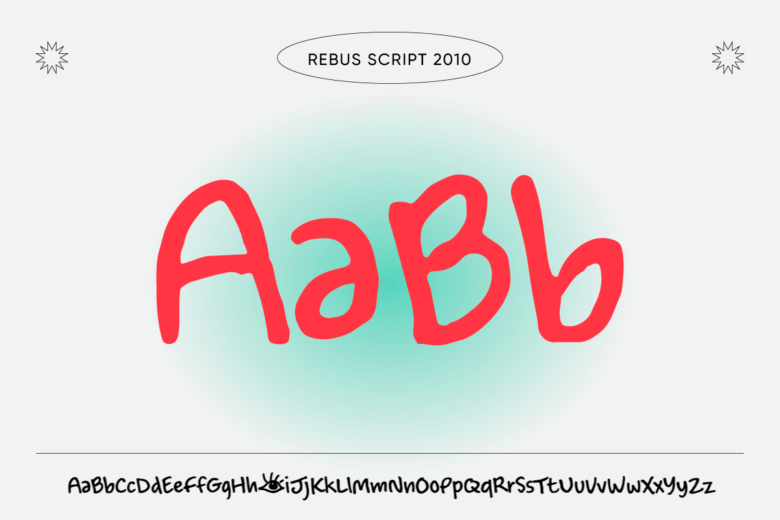 styled fonts rebus